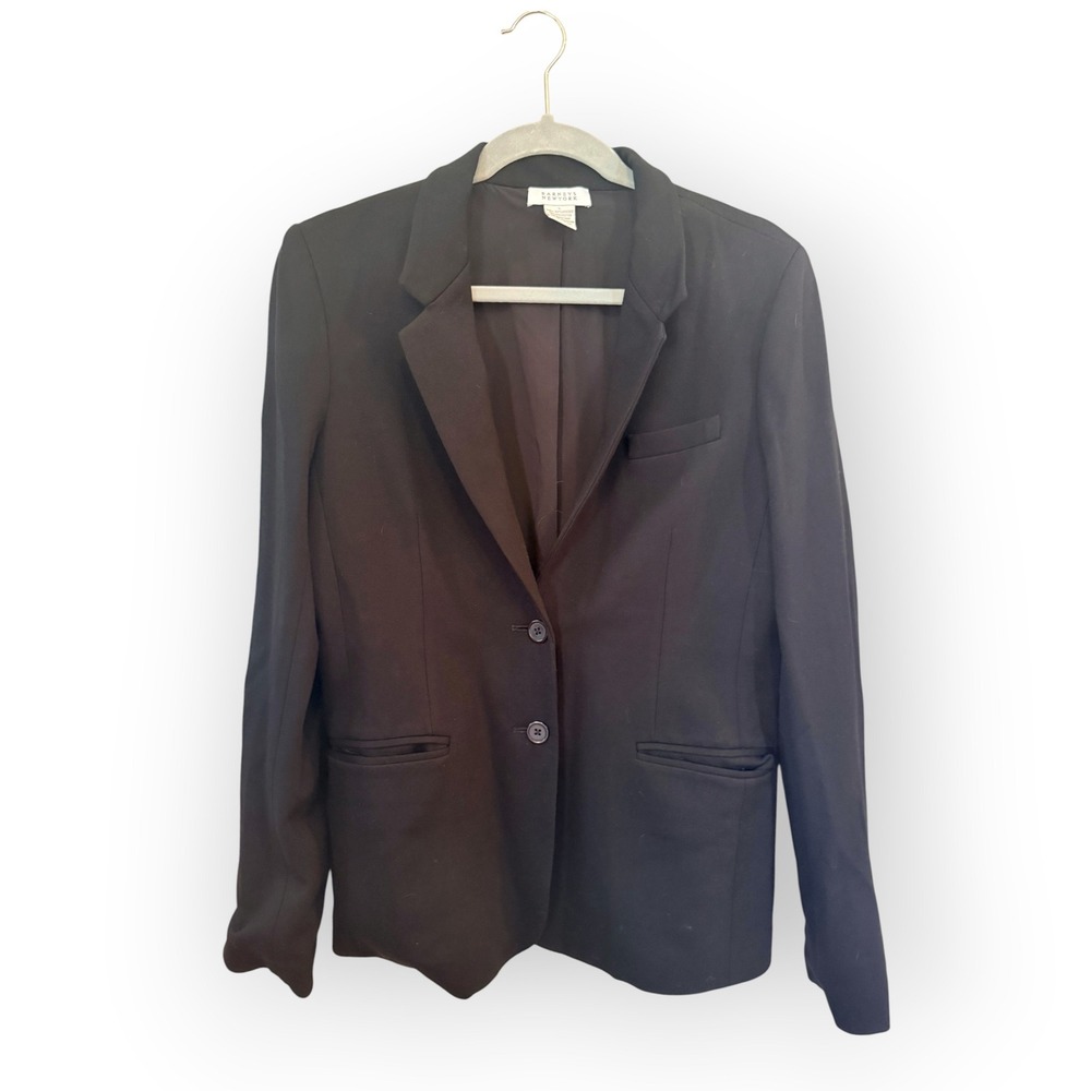 Barneys New York Black Suit Jacket L Professional Office Preppy Timeless Work